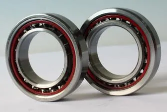 Angular contact ball bearing.