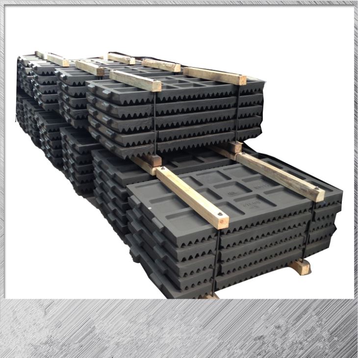 Professional High Manganese Wear Resistance Parts Jaw Crusher Plate And Jaw Crusher Toggle Plate For Sale