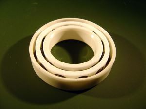 Ceramiczne łożyska kulkowe skośne serii 70, serii 719, serii B70 z materiałem Si3N4 lub ZrO2